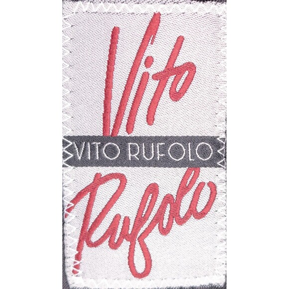 Vito Rufolo Blazer Jacket Men's Size 39-40L Made In Italy Black Solid Tuxedo - Picture 12 of 15